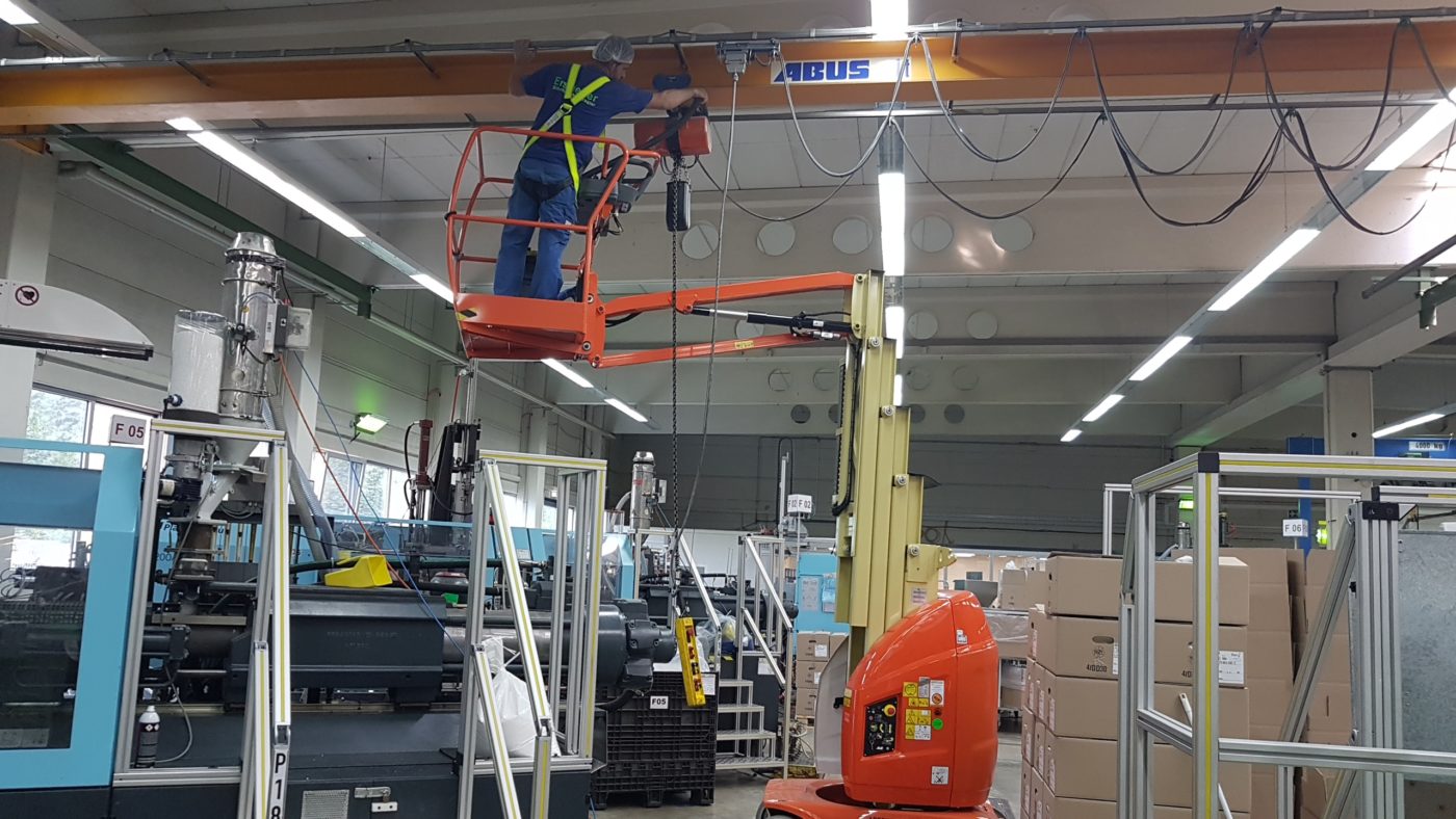 Kranbahn Reinigung,